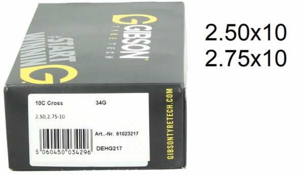 GIBSON MX DUŠA - 2.5-3.0mm, valve 34G, 2.50,2.75-10