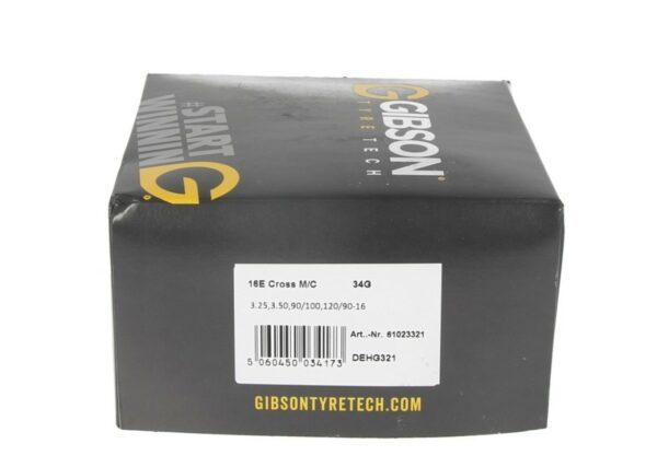Gibson MX DUŠA cross, Inch: 16, 16E Cr., 2,5-3mm, Ventil34G, 3.25,3.50,90/100,120/90-16