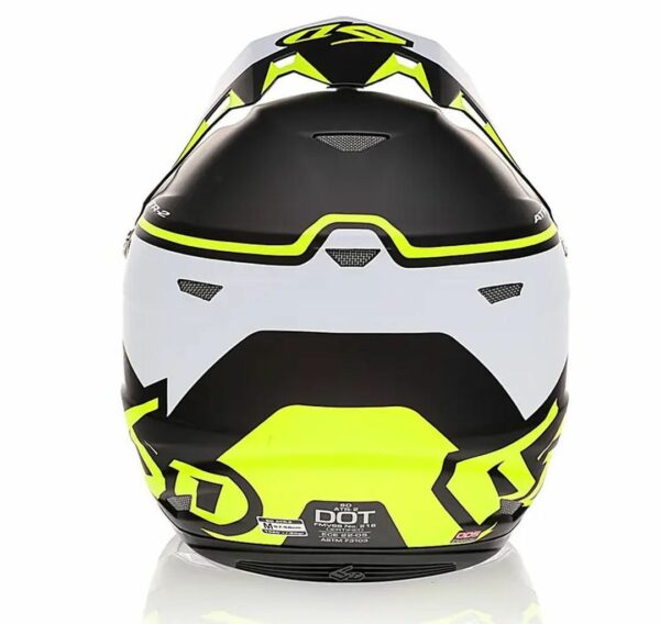 6D ATR-2 Prilba Youth Drive Neon Yellow - Image 4