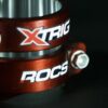 XTRIG ROCS Tech Triple Clamp Orange 25mm offset - Image 2