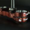 XTRIG ROCS Tech Triple Clamp Orange 25mm offset - Image 3