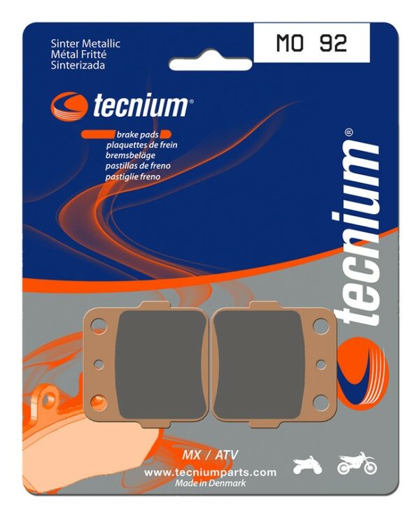 TECNIUM TECNIUM MX/ATV Sintered Metal Brake pads - MO92 - YZ65 YZ85