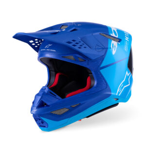 Alpinestars Helmet S-M10 Flood Met Blue/Blue/Carbon M
