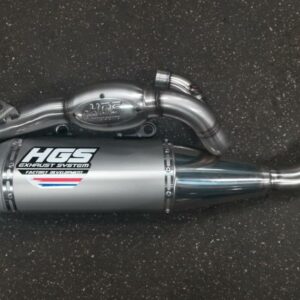 HGS Exhaust system 4T New design Complete set CRF250R 25-.. Steel cap
